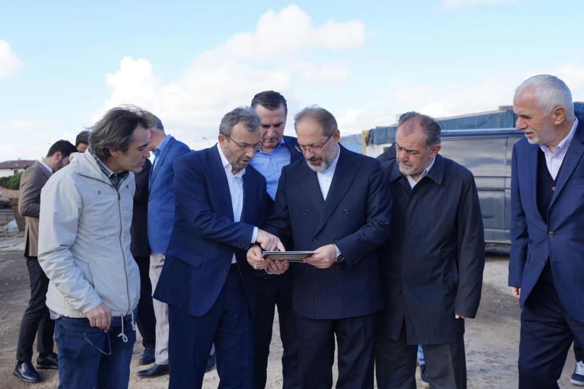 İstanbul Haseki Dini Yüksek İhtisas Merkezi inşaatını ve yeni hizmete giren Belma Beğen Camii’ni ziyarette bulunduk